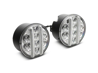 Raxiom 07-18 Jeep Wrangler JK Axial Series LED Front Turn Signals- Clear J119944 J119944 Photo - Close Up