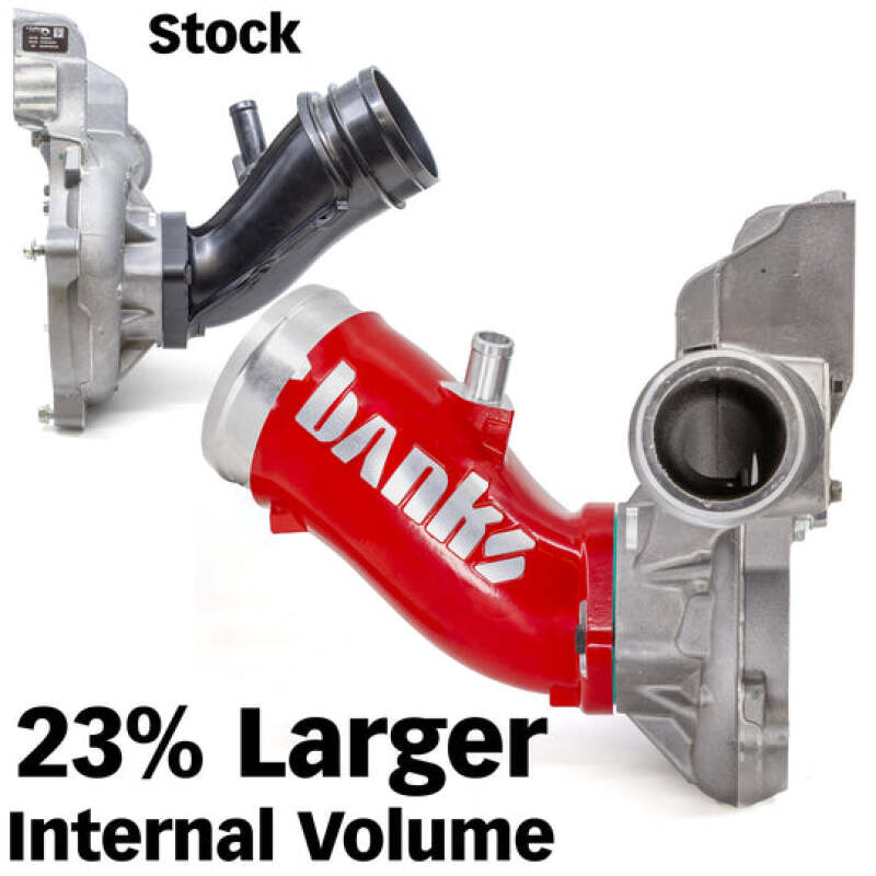 Banks Power 17-24 Chevrolet/GMC 2500/3500 6.6L Duramax L5P Monster-Ram Turbo Inlet Elbow - Red 42792-R 42792-R User 3