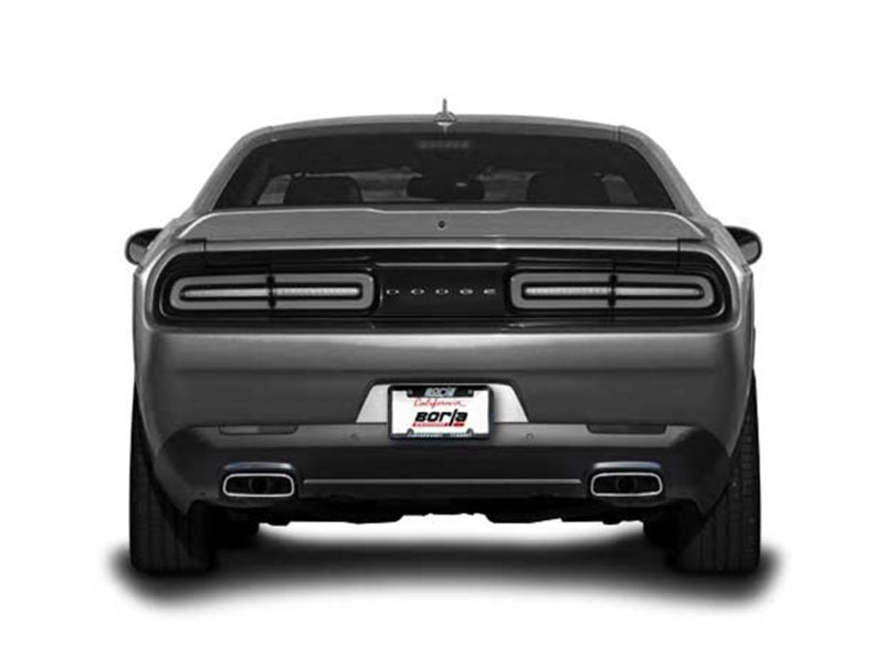 Borla 15-16 Dodge Challenger R/T 5.7L Dual Rectangle Angle Cut Dual Split Rear Exit S-Type Exhaust 140627 140627 Photo - Close Up
