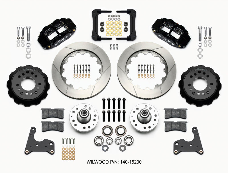 Wilwood Narrow Superlite 6R Front Hub Kit 14.00in 65-72 CDP C Body -Drum 140-15200 140-15200 Photo - Primary