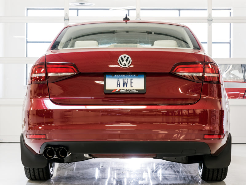 AWE Tuning 09-14 Volkswagen Jetta Mk6 1.4T Touring Edition Exhaust - Diamond Black Tips 3015-23056 3015-23056 Photo - Mounted