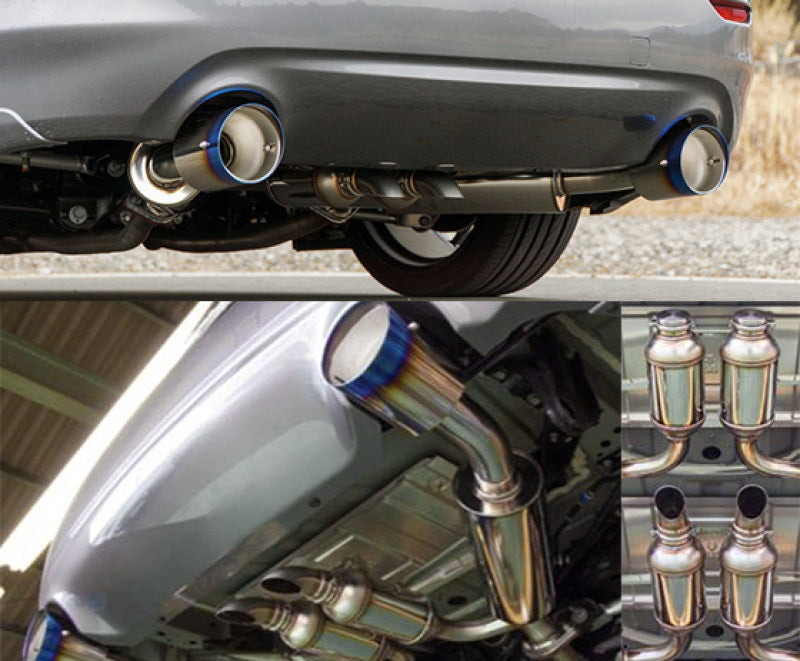 HKS Q50 VQ37 Dual Hi-Power Titanium Tip Catback Exhaust 32009-BN005 32009-BN005 Photo - Primary