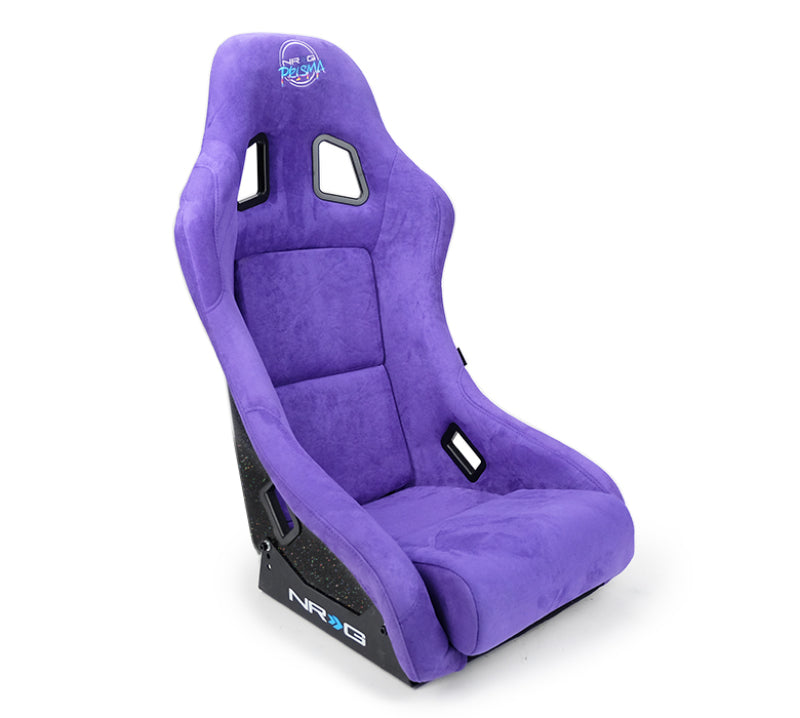 NRG FRP Bucket Seat PRISMA Edition w/ Pearlized Back Purple Alcantara - Medium FRP-303PP-PRISMA FRP-303PP-PRISMA Photo - Primary