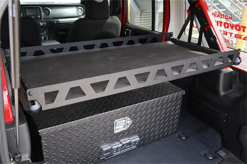 Dee Zee Deezee 07-23 Jeep JK/JL Jeep Interior Bolt Together Cargo Rack DZ4471JP DZ4471JP Photo - Mounted
