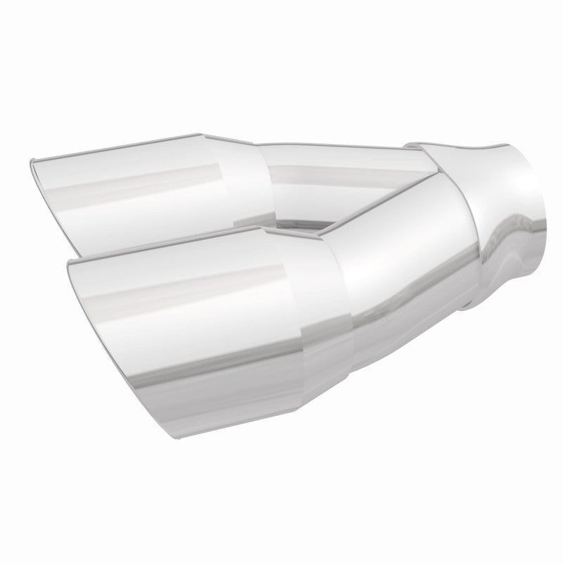 Magnaflow Double Wall 3in Dual Round Polished Tip 2.25in Inlet 35226 35226 360 Degree Image Set