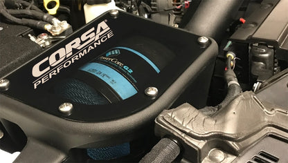 Corsa 18-19 Jeep Wrangler JL 3.6L V6 Closed Box Air Intake w/ Donaldson Powercore Dry Filter 477366 477366 Photo - Mounted
