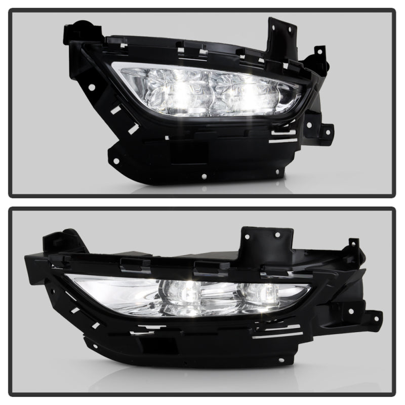 Spyder Chrysler 200 2015-2016 OEM Style Full LED Fog Lights W/Universal Switch- Clear 5086945 5086945 User 4