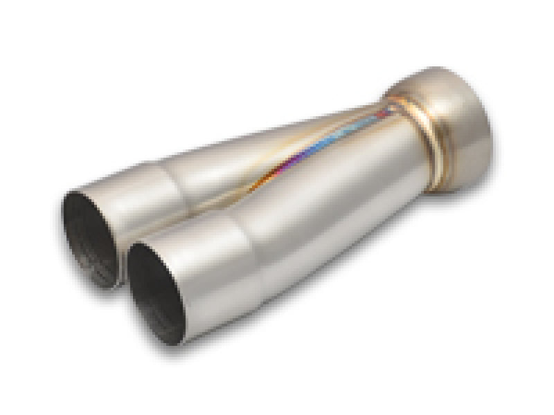 Vibrant 2-1 SS Merge Collectors (2.25in Inlet Slipover ID 2.5in Outlet OD) - Sold Individually 10363 10363 User 1
