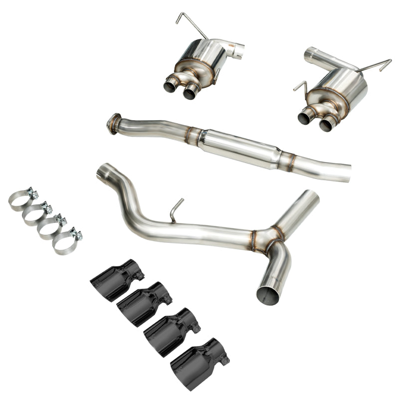 AWE Tuning 2015+ Subaru WRX VA Sedan Touring Edition Exhaust - Diamond Black Tips (102mm) 3015-43102 3015-43102 Photo - out of package