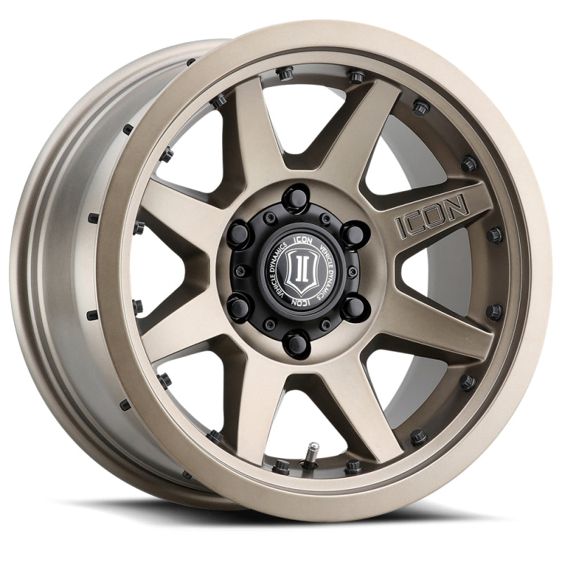 ICON Rebound Pro 17x8.5 6x5.5 25mm Offset 5.75in BS 95.1mm Bore Bronze Wheel 21817859057BR 21817859057BR Photo - Primary