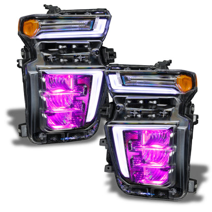 ORACLE Lighting Oracle 20-21 Chevy Silverado HD 2500/3500 RGB Headlight Demon Eye Kit - ColorSHIFT w/o Controller 1453-334 1453-334 Photo - out of package