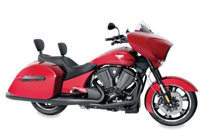 Mustang Motorcycle Mustang 10-17 Victory Cross Roads, Cross Country, Hard-Ball, Magnum Passenger Backrest - Black 79568 79568 Photo - Primary