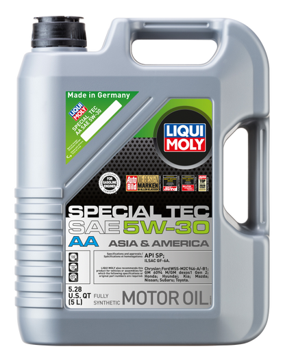 LIQUI MOLY 5L Special Tec AA Motor Oil SAE 5W30 20138 20138 Photo - out of package
