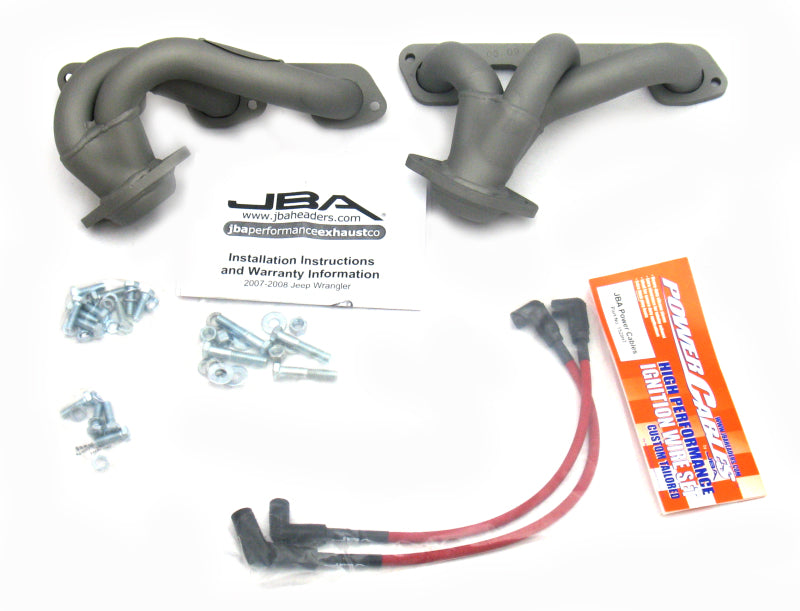 JBA 07-11 Jeep 3.8L V6 1-1/2in Primary Ti Ctd Cat4Ward Header 1528SJT 1528SJT Photo - Primary