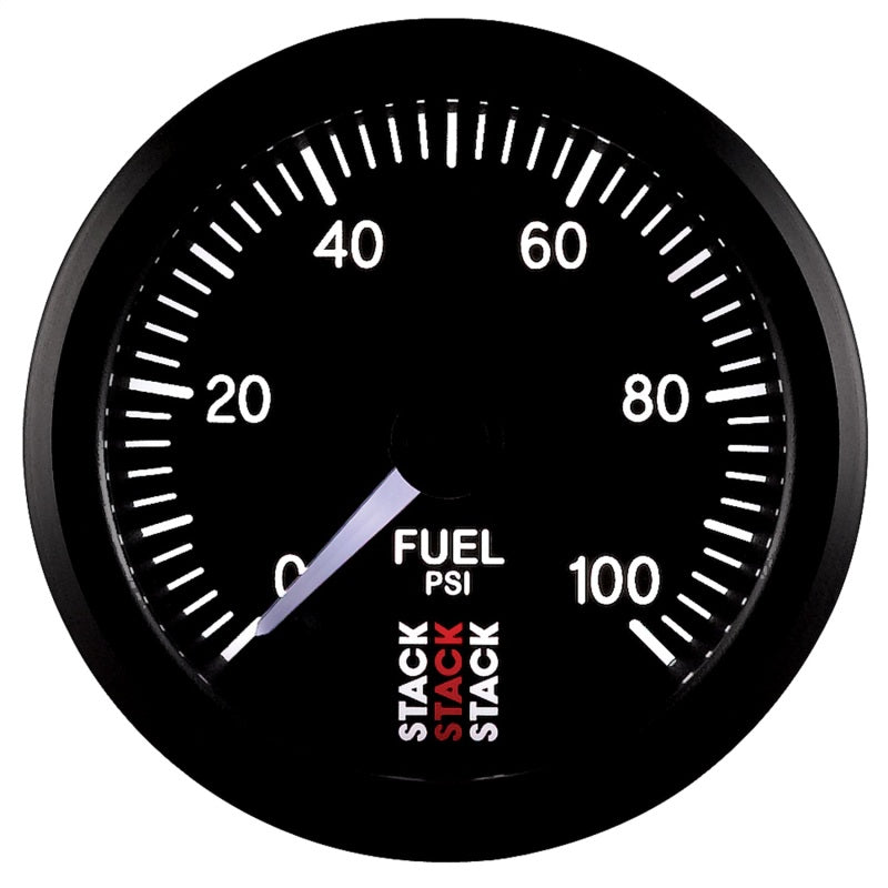 Autometer Stack 52mm 0-100 PSI 1/8in NPTF Male Pro Stepper Motor Fuel Pressure Gauge - Black ST3306 ST3306 User 4