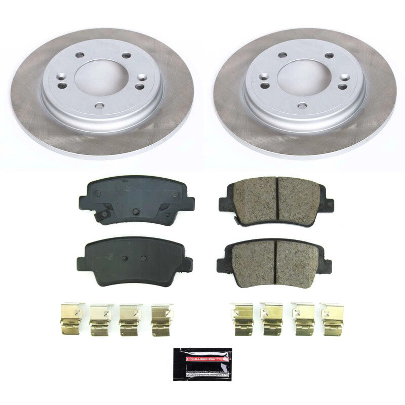 PowerStop Power Stop 21-23 Hyundai Elantra Rear Semi-Coated Rotor Kit SC8769 SC8769 Photo - Primary