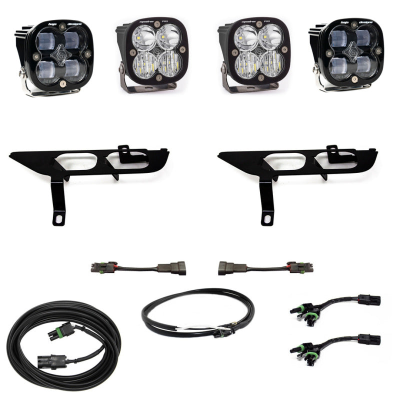 Baja Designs 2021+ Ford F150 Fog Pocket Kit SAE Clear Squadron Sport DC with Upfitter 447697UP 447697UP User 1