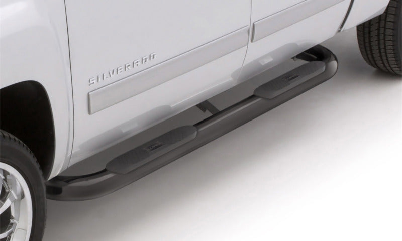 LUND 97-98 Ford F-150 SuperCab (3Dr) 4in. Oval Curved Steel Nerf Bars - Black 23466412 23466412 Photo - Primary