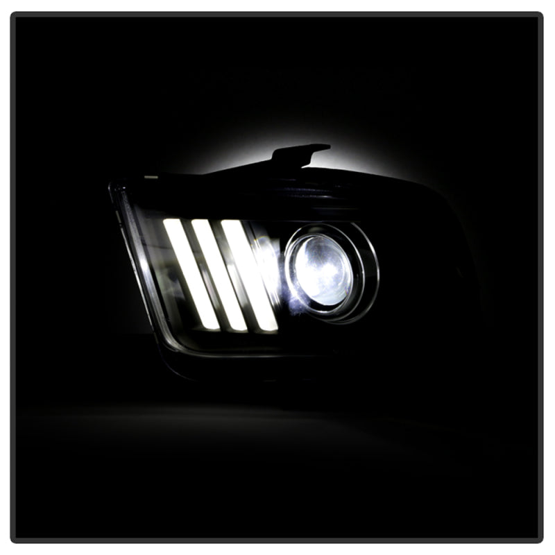 Spyder Ford Mustang 05-08 V2 High-Power LED Headlights - Black PRO-YD-FM05AP-BK 5088192 5088192 User 5