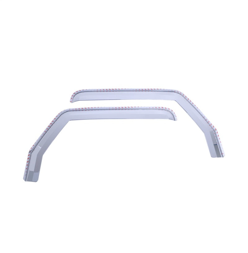 Putco 20-21 Jeep Gladiator JT/JL Element Chrome Window Visors (Front Only) 480220 480220 Photo - Primary