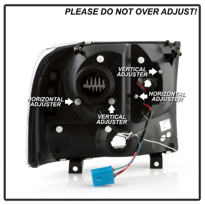 SPYDER Ford F-250 99-04/Excursion 00-04 1 Piece LED Headlights - Black PRO-YD-FF25099V2PL-BK 5088062 5088062 Photo - Unmounted