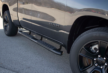 Fishbone Offroad 2019+ Dodge Ram 1500 Crew Cab Oval Side Steps - Black Textured FB21376 FB21376 Photo - lifestyle view
