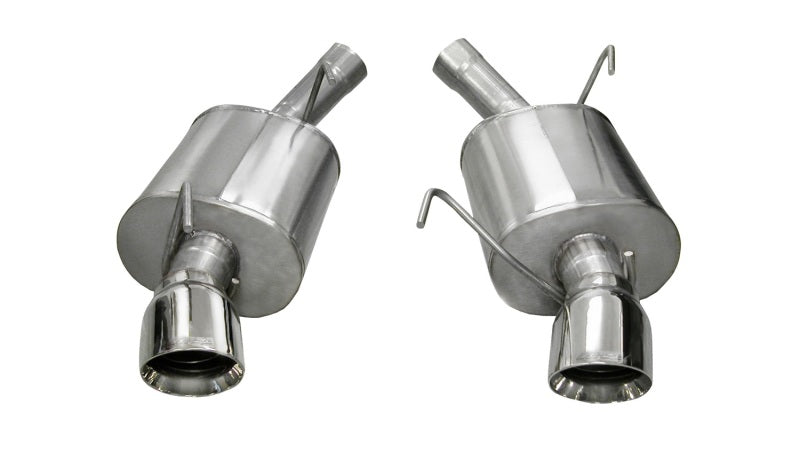 Corsa Performance 05-10 Ford Mustang Shelby GT500 5.4L V8 Polished Sport Axle-Back 14311 Photo - Primary