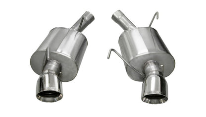 Corsa Performance 05-10 Ford Mustang Shelby GT500 5.4L V8 Polished Sport Axle-Back 14311 Photo - Primary