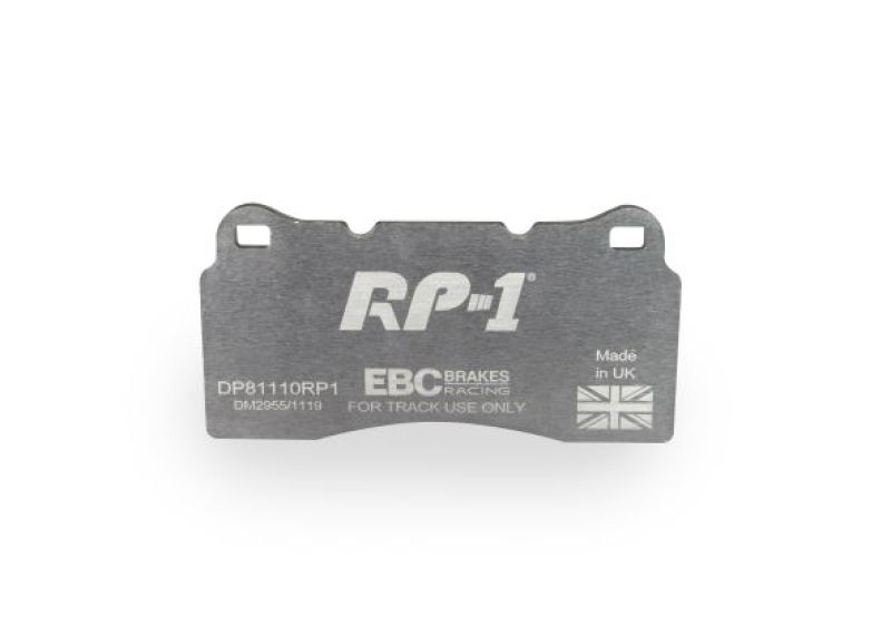 EBC Racing 2017+ Tesla Model 3 (RWD) RP-1 Front Brake Pads DP81110RP1 DP81110RP1 Photo - Primary
