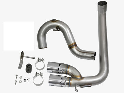 aFe  POWER 49-44065-P Rebel Series 3" 409 SS DPF-Back Exhaust System 49-44065-P Photo - Unmounted