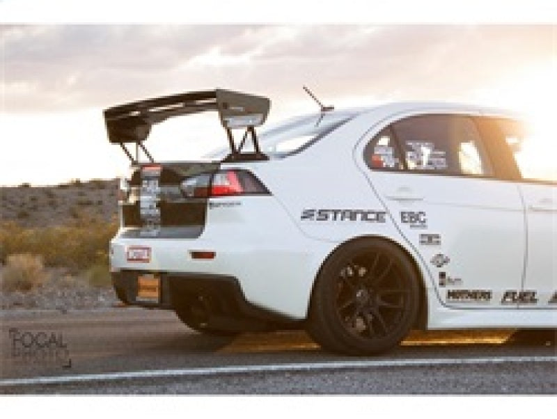 Spyder Mitsubishi Lancer/Evolution X 08-14 LED Tail Lights Blk ALT-YD-MITEVO1008-LED-BK 5030375 5030375 Photo - Mounted