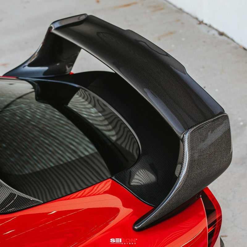 Seibon Carbon Fiber Rear Spoiler For 2020-2023 Toyota Supra RS20TYSUP-TD User 1