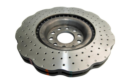 DBA 12-13 Volkswagen Golf R 3.6L Front 4000 Series Drilled Wavy Rotor 42808WXD 42808WXD Photo - out of package