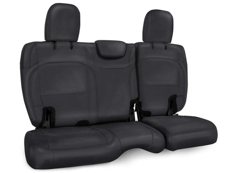 PRP Seats PRP 2018+ Jeep Wrangler JLU/4 door Rear Bench Cover with Cloth Interior - All Black B043-02 B043-02 Photo - Primary