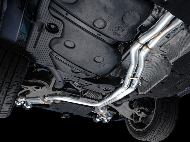 AWE Tuning 2022+ Porsche Macan 2.9TT Touring Edition Catback Exhaust w/ Chrome Silver Tips 3015-42952 3015-42952 Photo - Mounted