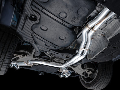 AWE Tuning 2022+ Porsche Macan 2.9TT Touring Edition Catback Exhaust w/ Chrome Silver Tips 3015-42952 3015-42952 Photo - Mounted