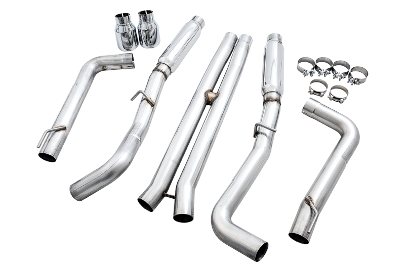 AWE Tuning 2017+ Dodge Charger 5.7L Track Edition Exhaust - Chrome Silver Tips 3015-32120 3015-32120 Photo - out of package