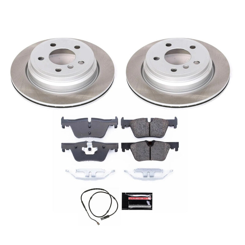 PowerStop Power Stop 17-20 BMW 430i xDrive Gran Coupe Rear Semi-Coated Rotor Kit SC6852 SC6852 Photo - Primary