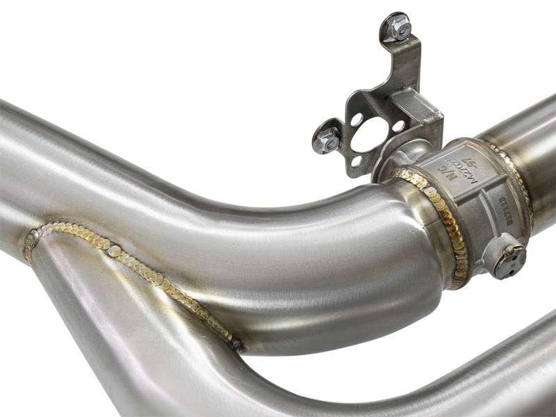 aFe Cat-Back Exhaust System, MACH Force-XP 3-1/2in, 304 Stainless Steel 49-36342-P Photo - Unmounted