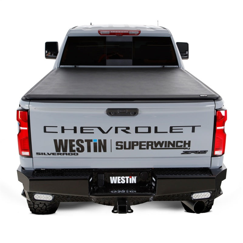 Westin 2024 Chevrolet Silverado 2500HD Soft Roll Tonneau Cover - Black 19-13995 19-13995 Photo - Mounted