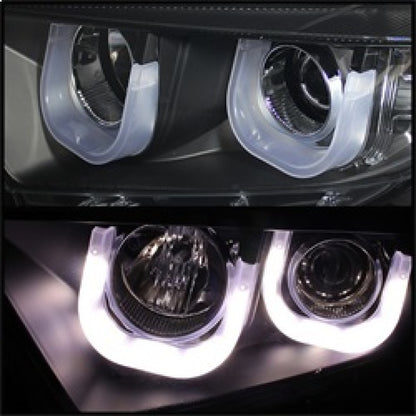 Spyder Toyota Highlander 11-13 Projector Headlights 3D DRL Blk PRO-YD-THLAN11-3DDRL-BK 5075055 5075055 Photo - Unmounted