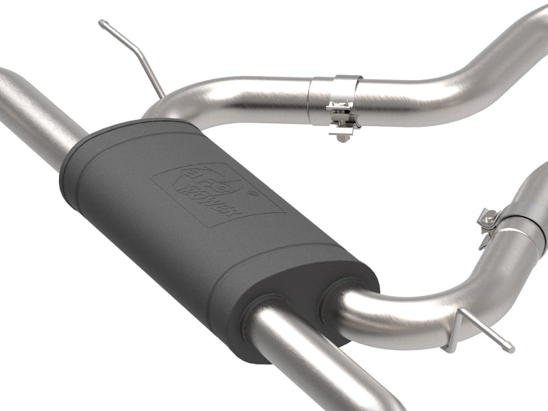 aFe Vulcan Series 2 1/2in 304 SS Cat-Back 19-20 Ford Edge ST V6 2.7L(tt) 49-33133 49-33133 Photo - Close Up