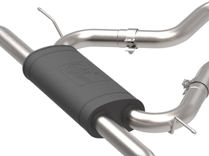 aFe Vulcan Series 2 1/2in 304 SS Cat-Back 19-20 Ford Edge ST V6 2.7L(tt) 49-33133 49-33133 Photo - Close Up