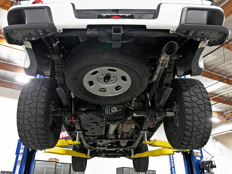 aFe MACH Force-XP 3in 409 SS Cat-Back Exhaust w/Polish Tip 16-18 GM Colorado/Canyon I4-2.8L (td) LWN 49-44100-P 49-44100-P Photo - Mounted