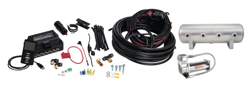AIRLIFT 3P (3/8" Air Line,2.5 Gallon Lightweight Raw Aluminum Tank) 27686 Photo - Primary