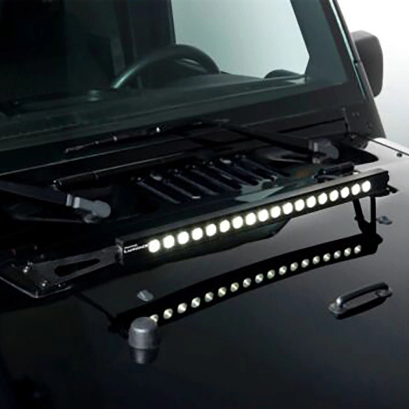 Putco 2007-2017, Jeep Wrangler JK - 20" Luminix Light Bar with Hood Bracket 10020JK Photo - Primary
