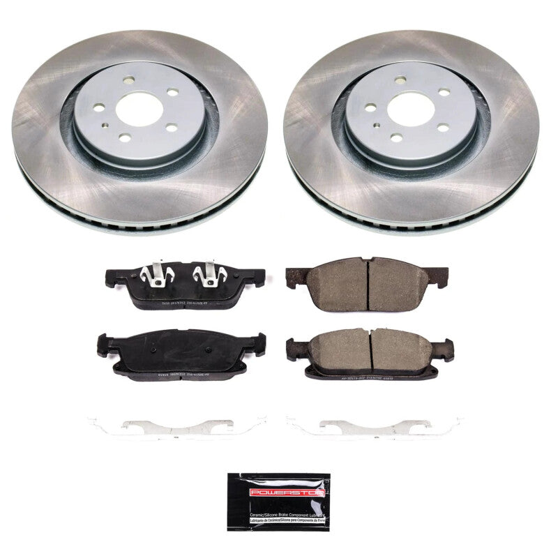 PowerStop Power Stop 19-21 Lincoln Nautilus Front Semi-Coated Rotor Kit SC7143 SC7143 Photo - Primary