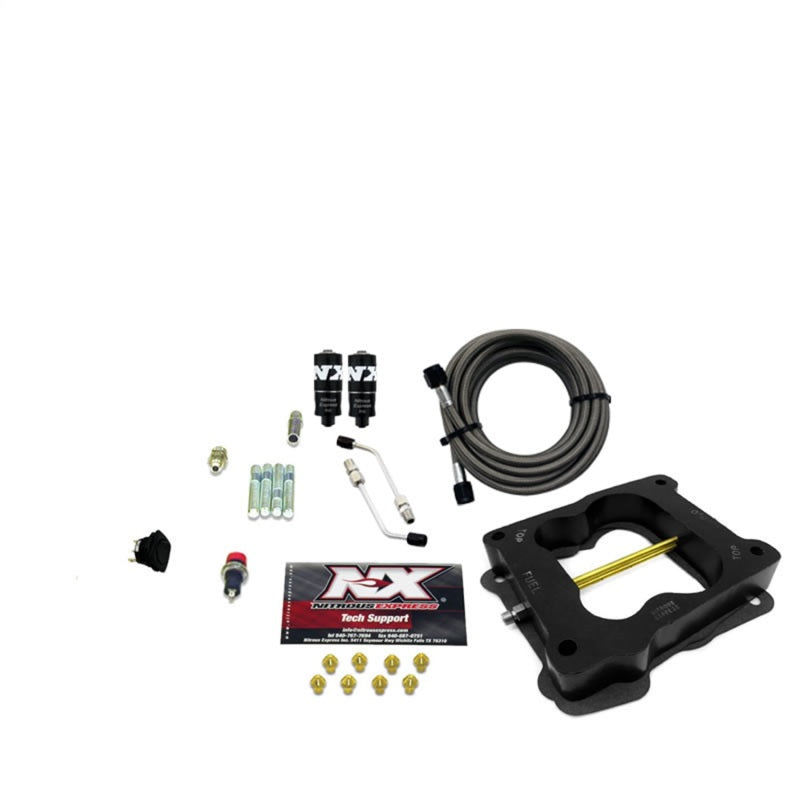Nitrous Express Q-Jet/Holley Spread Bore Hitman Nitrous Kit (100-200HP) w/o Bottle 40080-00 40080-00 Photo - Primary