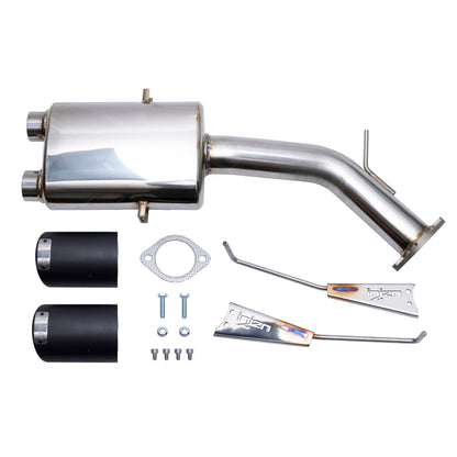 Injen 19-21 Hyundai Veloster L4 1.6L Turbo Performance Stainless Steel Axle Back Exhaust System SES1342AB SES1342AB Photo - out of package