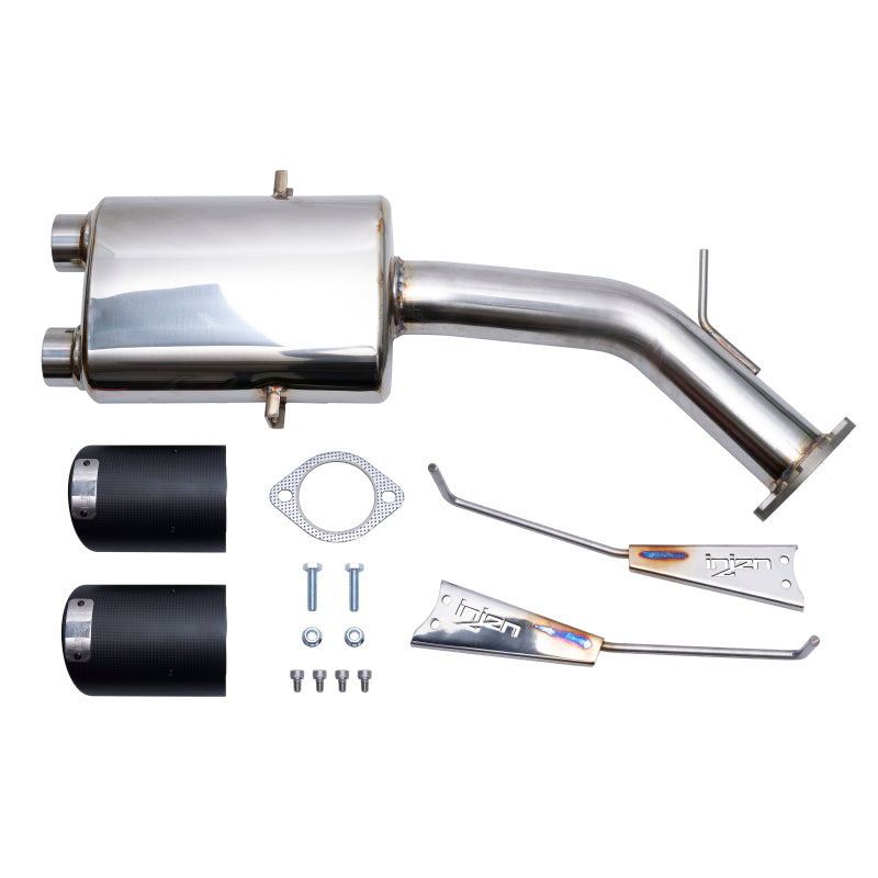 Injen 19-21 Hyundai Veloster L4 1.6L Turbo Performance Stainless Steel Axle Back Exhaust System SES1342AB SES1342AB Photo - out of package